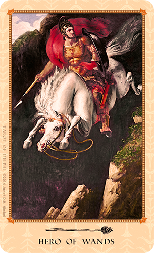 Tarot of Delphi -- Hero of Wands