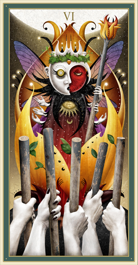 Six of Wands - Deviant Moon