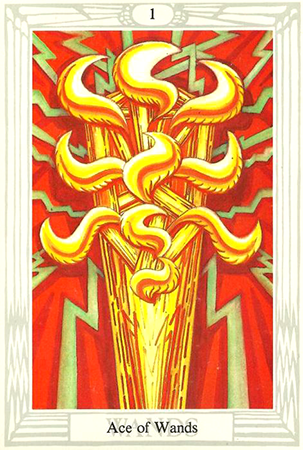 Ace of Wands - Thoth