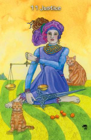 Hezicos Tarot -- Justice