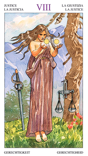 Justice -- Sorcerers Tarot