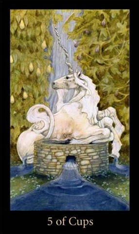 Five of Cups - Mary-el