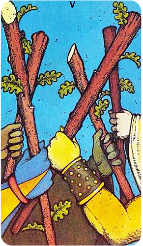 Five of Wands