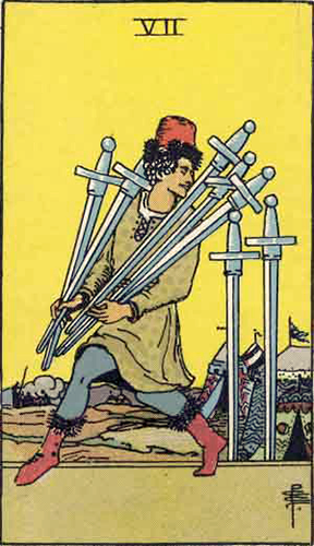 Seven  of Swords