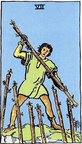 Seven of Wands