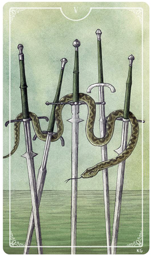 Ostara 5 of Swords