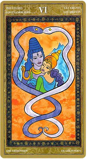 Yoga Tarot - the Lovers